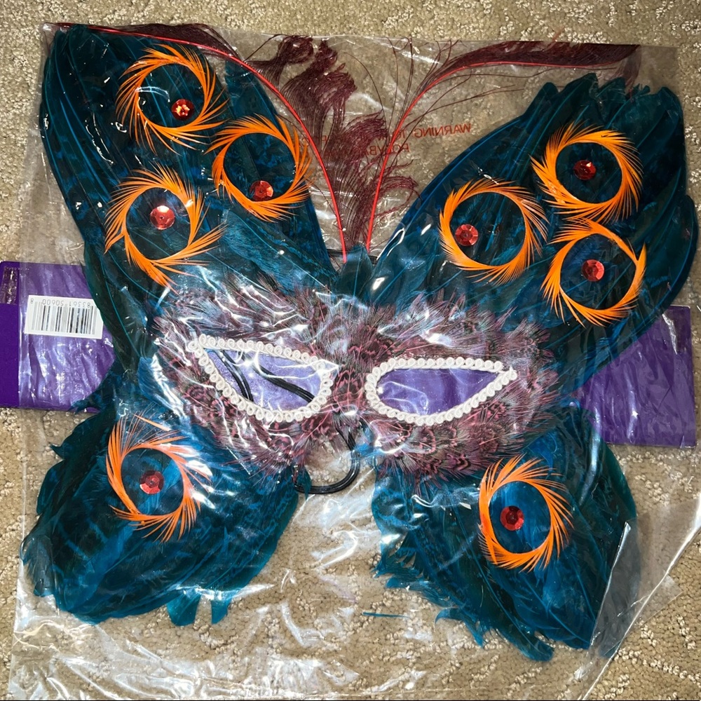 Mardi Gras Mask Butterfly design